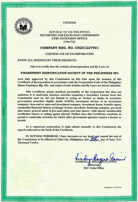 security and exchange commission registration.